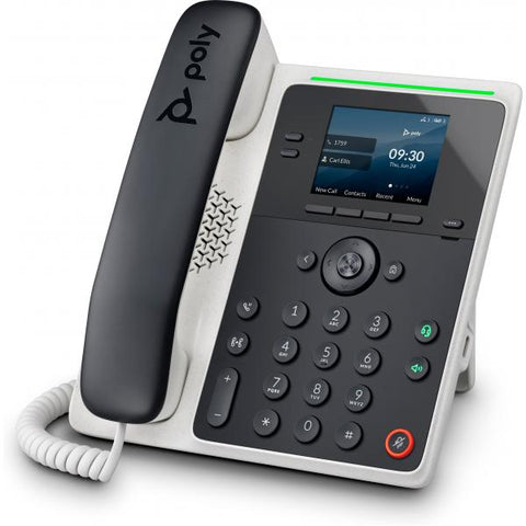 Poly Edge E100 - VoIP phone with caller ID/call waiting - 3-way call capability - SIP, SDP - midnight blue, white - Versione UK