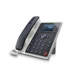 Poly Edge E100 - VoIP phone with caller ID/call waiting - 3-way call capability - SIP, SDP - midnight blue, white - Versione UK