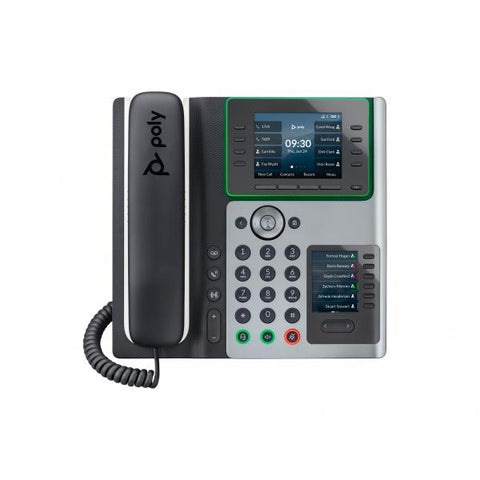 POLY Edge E450 telefono IP Nero 8 linee IPS Wi-Fi
