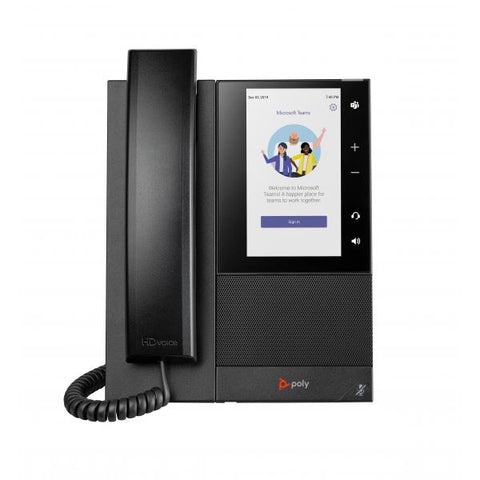 POLY CCX 505 telefono IP Nero 24 linee LCD Wi-Fi