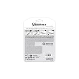 Kingston Technology IronKey Keypad 200 unità flash USB 256 GB USB tipo-C 3.2 Gen 1 (3.1 Gen 1) Blu