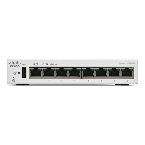 CISCO CATALYST 1200-8T-D SWITCH GESTITO L3 - 8 X 10/100/1000 - POE (67 W) DESKTOP BIANCO