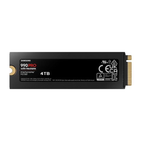 Samsung 990 PRO NVMe 4TB con Dissipatore di calore, SSD interno