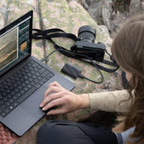 SAMSUNG T9 SSD ESTERNO PORTATILE 1.000GB NVMe CRITTOGRAFATO 256 bit AES USB-C 3.2 Gen 2x2 NERO