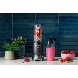 NutriBullet NB1206DGCC frullatore 900 L Frullatore da tavolo 1200 W Nero, Trasparente