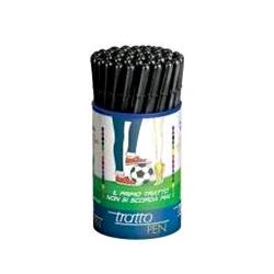 FILA TRATTO PEN BARATTOLO PENNA PUNTA IN FIBRA 0.5 mm COLORE NERO CONF. 50 Pz.