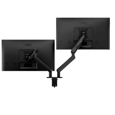 AOC AM420B Supporti a parete per TV 86,4 cm [34] Scrivania Nero (AOC AM420 Dual Monitor Arm - Black)