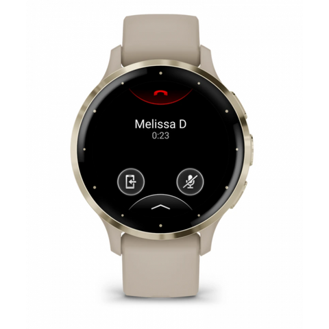 Garmin Venu 3S 3,05 cm (1.2") AMOLED Digitale 390 x 390 Pixel Touch screen Oro, Grigio Wi-Fi GPS (satellitare)