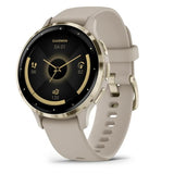 Garmin Venu 3S 3,05 cm (1.2") AMOLED Digitale 390 x 390 Pixel Touch screen Oro, Grigio Wi-Fi GPS (satellitare)