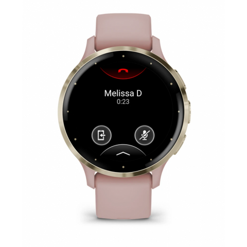 Garmin Venu 3S 3,05 cm (1.2") AMOLED Digitale 390 x 390 Pixel Touch screen Oro, Rosa Wi-Fi GPS (satellitare)