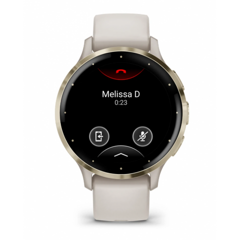 Garmin Venu 3S 3,05 cm (1.2") AMOLED Digitale 390 x 390 Pixel Touch screen Oro, Avorio Wi-Fi GPS (satellitare)