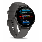 Garmin Venu 3S 3,05 cm (1.2") AMOLED Digitale 390 x 390 Pixel Touch screen Grigio Wi-Fi GPS (satellitare)
