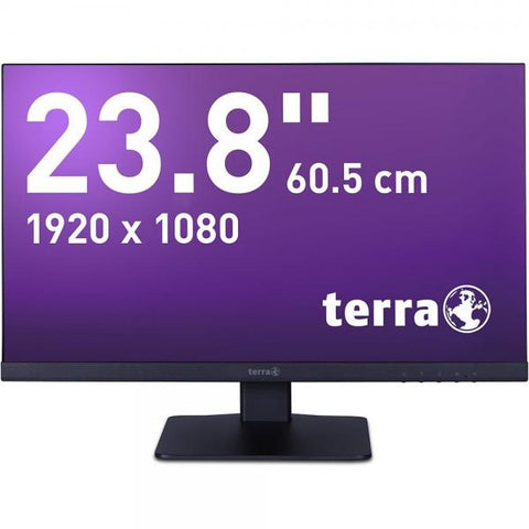 TERRA 3030225 Monitor PC 60,5 cm [23.8] 1920 x 1080 Pixel Full HD LCD (TERRA LCD/LED 2448W V3 schwarz HDMI/DP/USB-C GREENLINE PLUS)
