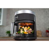 Unold 58695 friggitrice Singolo 4,5 L Indipendente 1200 W Friggitrice ad aria calda Nero