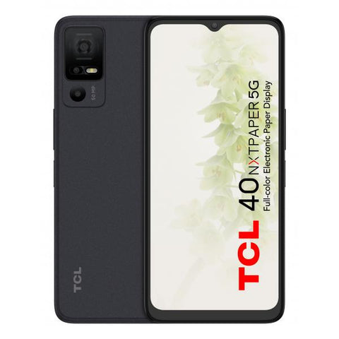 TCL 40 NXTPAPER 5G 16,8 cm [6.6] Dual SIM ibrida Android 13 USB tipo-C 6 GB 256 GB 5000 mAh Nero (TCL 40 NXTPAPER 5G BLACK)