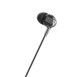 V7 STEREO EARBUDS CUFFIE AURICOLARI CON MICROFONO JACK 3.5mm CAVO 1.2 MT NERO