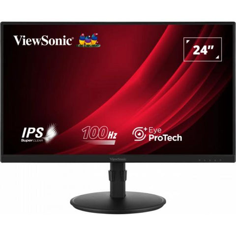 MONITOR VIEWSONIC 24IPS FHD HDMI DP VGA 99%RGB 100HZ VG2408A MM REG ALT PIVOT USB