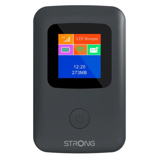 STRONG 4GMIFI150D ROUTER MOBILE 4G LTE CON DISPLAY A COLORI WI-FI 4G 150 Mbit/s FINO A 10 DISPOSITIVI COLLEGABILI SIMULTANEAMENTE