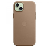 Apple Custodia MagSafe in tessuto Finewoven per iPhone 15 Plus - Grigio talpa (IPHONE 15 PLUS FINE WOVEN MAGSA - CASE TAUPE)