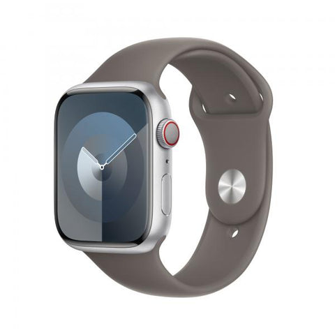 Apple MT493ZM/A accessorio indossabile intelligente Band Grigio Fluoroelastomero (-APPLE WATCH 45 CLAY SB M/L)