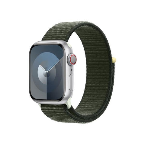 Apple MT573ZM/A accessorio indossabile intelligente Band Nylon, Poliestere riciclato, Spandex (-APPLE WATCH 41 CYPRESS SL)