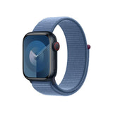 Apple MT583ZM/A accessorio indossabile intelligente Band Blu Nylon, Poliestere riciclato, Spandex (*APPLE WATCH 41 WINTER BLUE SL)