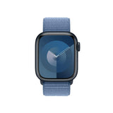 Apple MT583ZM/A accessorio indossabile intelligente Band Blu Nylon, Poliestere riciclato, Spandex (*APPLE WATCH 41 WINTER BLUE SL)