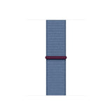 Apple MT583ZM/A accessorio indossabile intelligente Band Blu Nylon, Poliestere riciclato, Spandex (*APPLE WATCH 41 WINTER BLUE SL)