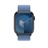 Apple MT5H3ZM/A accessorio indossabile intelligente Band Blu Nylon, Poliestere riciclato, Spandex (*APPLE WATCH 45 WINTER BLUE SL)