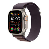 Apple MT5R3ZM/A accessorio indossabile intelligente Band Indaco Poliestere riciclato, Spandex, Titanio (APPLE WATCH 49 INDIGO ALP L)