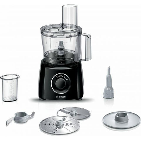 BOSCH MCM3101B FOOD PROCESSOR MULTITALENT 3 ROBOT DA CUCINA 800W PIU DI 30 FUNZIONI CIOTOLA IN PLASTICA DA 2.3 LT NERO