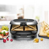 Rommelsbacher ST 1000 tostiera 1000 W Nero, Argento