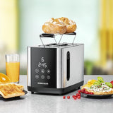 Rommelsbacher TO 850 tostapane 9 2 fetta/e 850 W Nero, Acciaio inossidabile