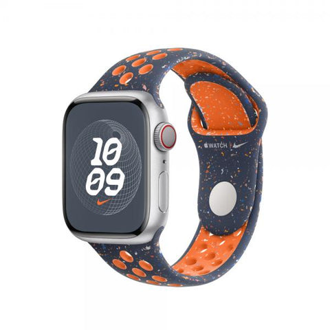 Apple MUUU3ZM/A accessorio indossabile intelligente Band Blu Alluminio, Fluoroelastomero (-APPLE WATCH 41 BLUE FLAME NSB M/L)