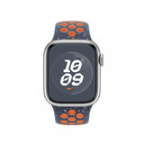 Apple MUUU3ZM/A accessorio indossabile intelligente Band Blu Alluminio, Fluoroelastomero (*APPLE WATCH 41 BLUE FLAME NSB M/L)