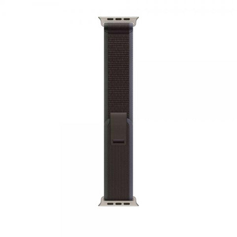 Apple MT623ZM/A accessorio indossabile intelligente Band Nero, Blu Nylon, Poliestere riciclato, Spandex, Titanio (APPLE WATCH 49 BLUE/BLACK TL M/L)