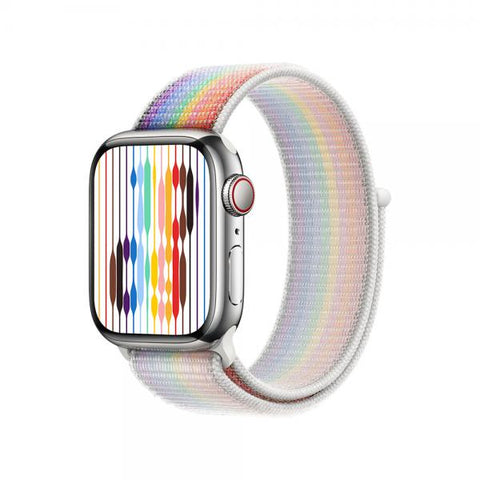 Apple MU9P3ZM/A accessorio indossabile intelligente Band Multicolore Nylon (APPLE WATCH 41 PRIDE EDITION SL)