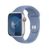 Apple MT413ZM/A accessorio indossabile intelligente Band Blu Fluoroelastomero (-APPLE WATCH 45 WINTER BLUE SB S/M)