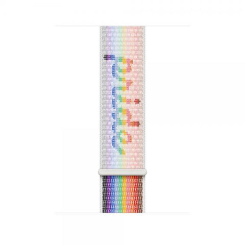 Apple MU9R3ZM/A accessorio indossabile intelligente Band Multicolore Nylon (APPLE WATCH 45 PRIDE EDITION SL)