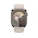 Apple MT3H3ZM/A accessorio indossabile intelligente Band Bianco Fluoroelastomero (APPLE WATCH 45 STARLIGHT SB S/M)