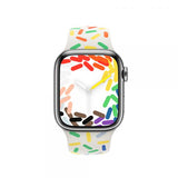 Apple MUQ23ZM/A accessorio indossabile intelligente Band Multicolore Fluoroelastomero (APPLE WATCH 41 PRIDE EDITION SB M/L)