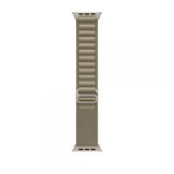 Apple MT5V3ZM/A accessorio indossabile intelligente Band Oliva Poliestere riciclato, Titanio, Spandex (APPLE WATCH 49 OLIVE ALP L)