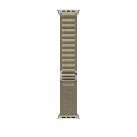 Apple MT5V3ZM/A accessorio indossabile intelligente Band Oliva Poliestere riciclato, Titanio, Spandex (-APPLE WATCH 49 OLIVE ALP L)