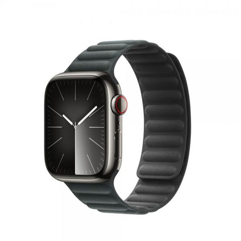 Apple MTJ63ZM/A accessorio indossabile intelligente Band Verde Poliestere (-APPLE WATCH 41 EVERGREEN MG M/L)