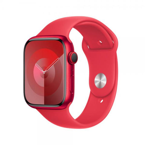 Apple MT3X3ZM/A accesorio indossabile inteligente Band Rosso Fluoroelastomero (APPLE WATCH 45 RED SB M/L) 