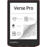 PocketBook Verse Pro lettore e-book Touch screen 16 GB Wi-Fi Nero, Rosso (PocketBook Verse Pro Passion Red)