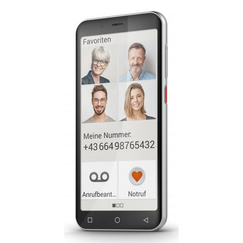 Emporia SMART.5mini 12,6 cm (4.95") SIM singola Android 13 4G USB tipo-C 4 GB 64 GB 2500 mAh Nero