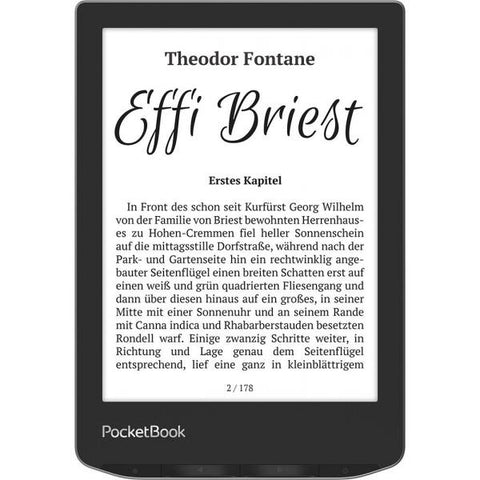 PocketBook Verse lettore e-book 8 GB Wi-Fi Nero, Argento (PocketBook Verse e-book reader 8 GB Wi-Fi - Mist Grey)
