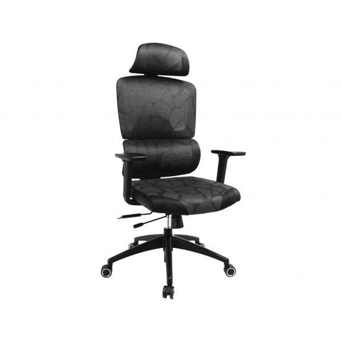 Sandberg ErgoFusion Gaming Chair Pro Sedia per gaming universale Seduta imbottita Nero, Grigio