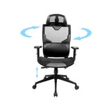 Sandberg ErgoFusion Gaming Chair Sedia per gaming universale Seduta in rete Nero